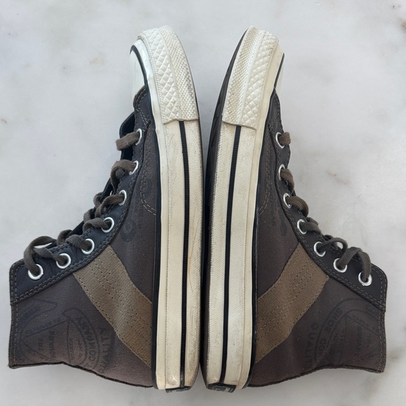 Converse Chuck 70 High-Top Sneakers - Dark Brown and Tan. Unisex M4. W6 - Picture 8 of 13
